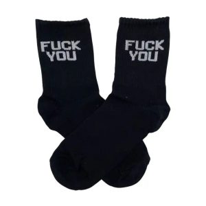 Tenis de Diseño Fuck You Negra