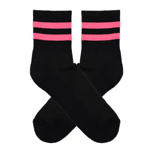 Tenis Negro con Fucsia
