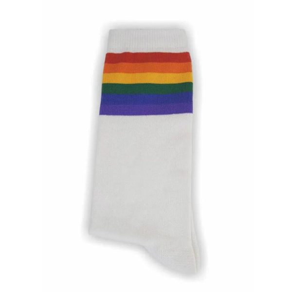 Media Caña Blanco LGBTQ Larga