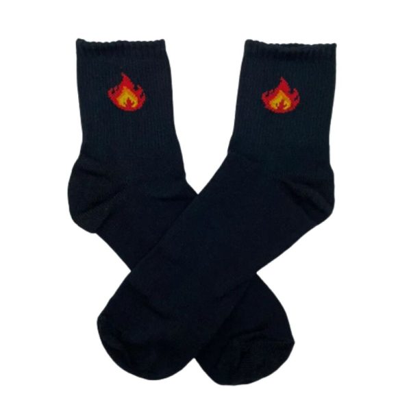 Tenis de Diseño Fuego Negro