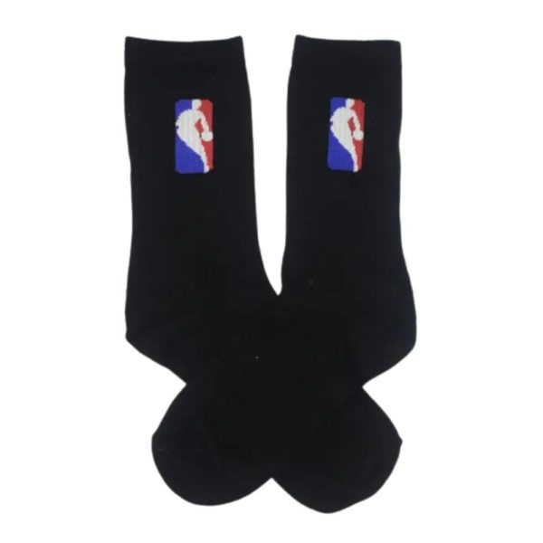 Media Caña Premium Nba Negra Basquet