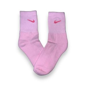 Media Caña Toalla Nike Rosa