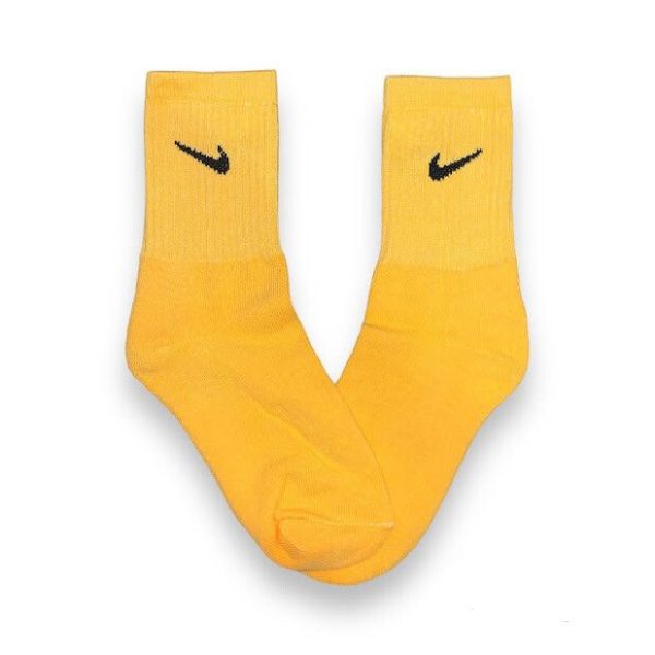 Media Caña Premium Nike Amarilla Toalla