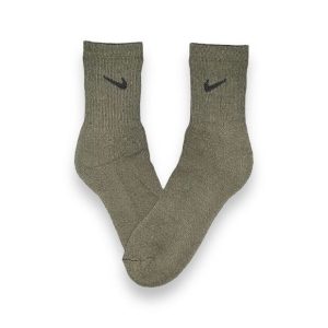 Media Caña Toalla Nike Verde Musgo