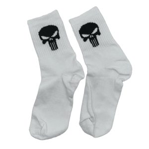 Tenis de Diseño Punisher Blanco