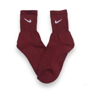 Media Caña Toalla Nike Bordo