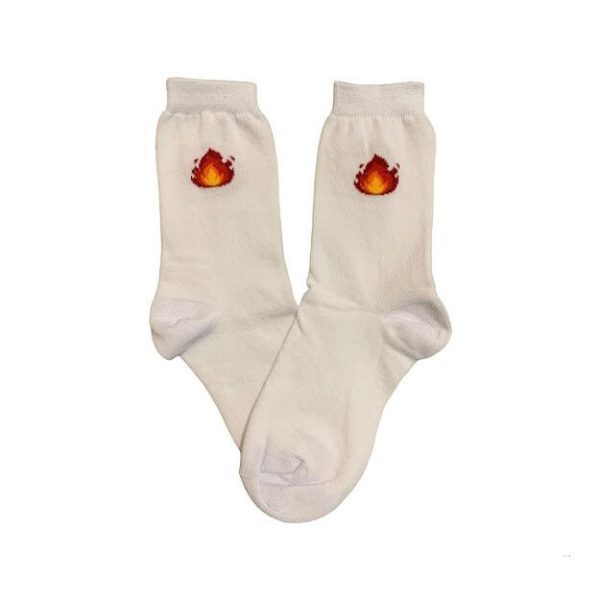 Media Caña Style Fueguito Blanco