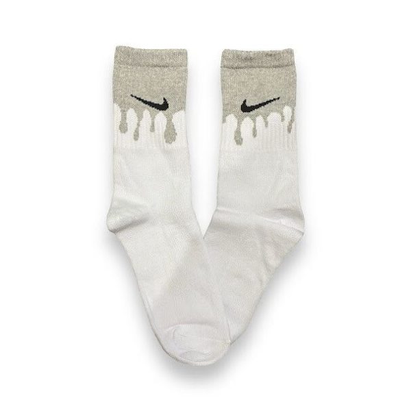 Media Caña Premium Nike Derretido Gris