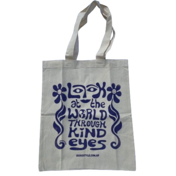 Tote Bag Look At The World Through Kind Eyes