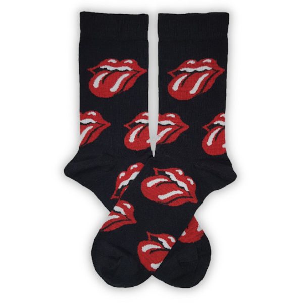 Media Caña Style Rock Rolling Stone Negra