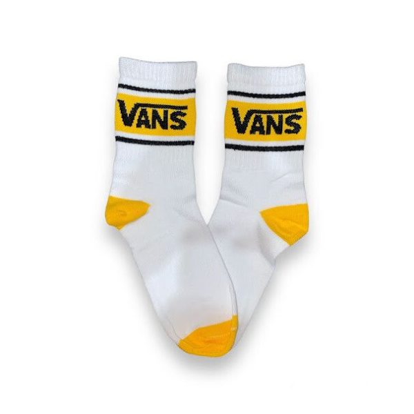 Vans Blanca con Amarillo y Negro