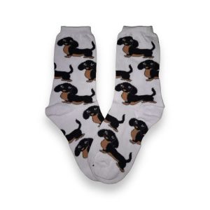 Media Caña Style Perro Salchicha Marron Oscuro