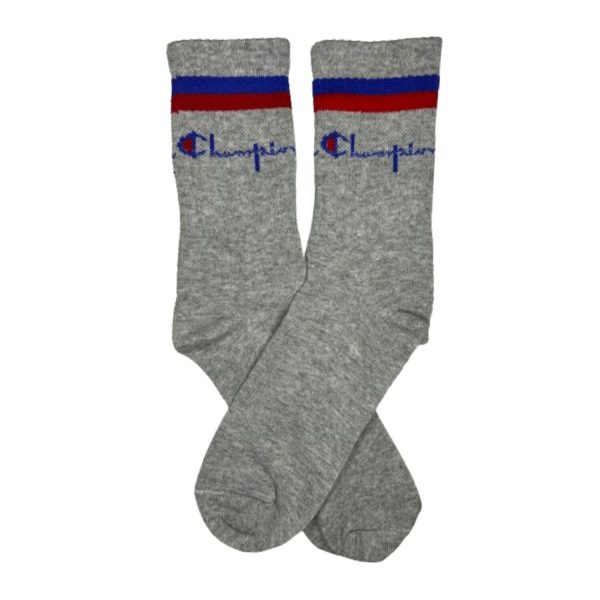 Media Caña Premium Champions Gris