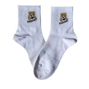 Tenis de Diseño Blanco Oso Honey