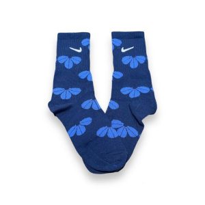 Media Caña Premium Nike Petalos Azul
