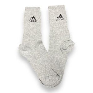 Media Caña Premium Adidas Clasica Gris