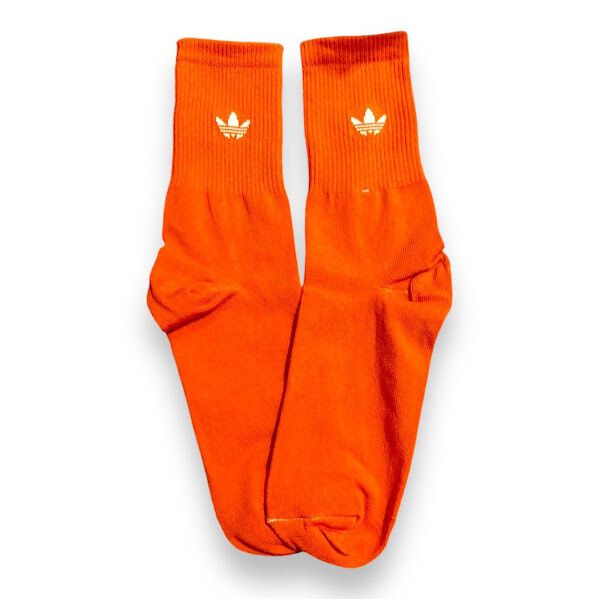 Media Caña Premium Adidas Naranja Solo Logo