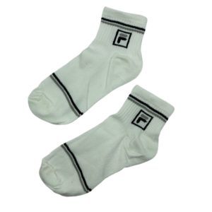 Soquete Alto Fila Blanco y Negro