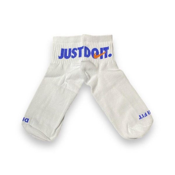 Soquete Alto Nike Just Do It Blanco