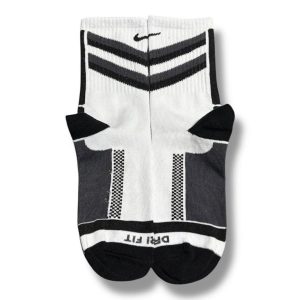 Media Caña Premium Nike V Blanca Dri Fit