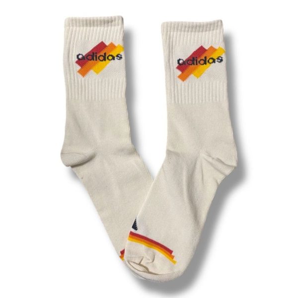 Media Caña Premium Adidas Beige Vintage Vibes