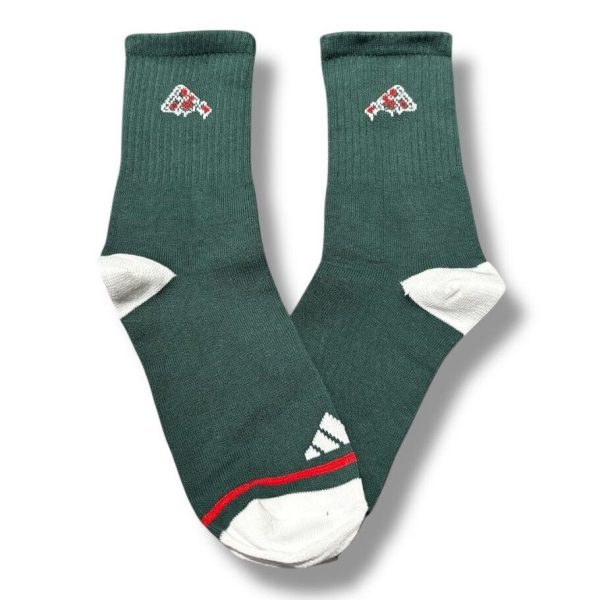 Media Caña Premium Adidas Pizza Verde