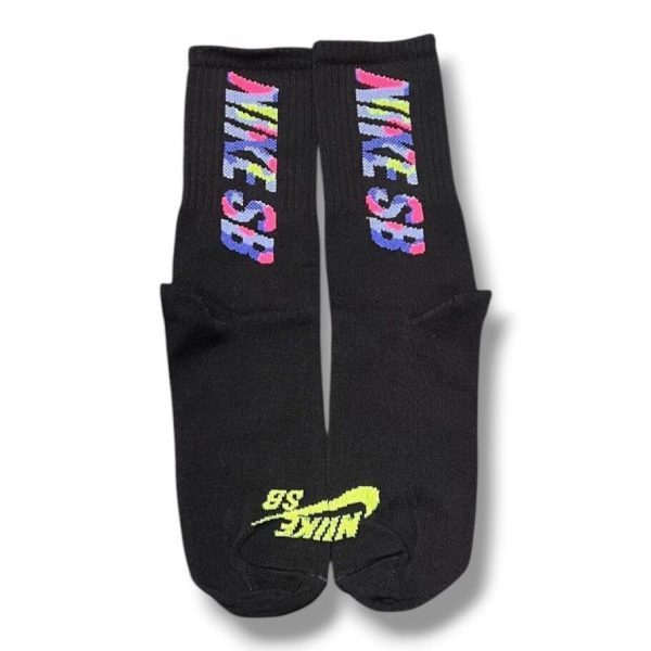 Media Caña Premium Nike SB Negra Colores