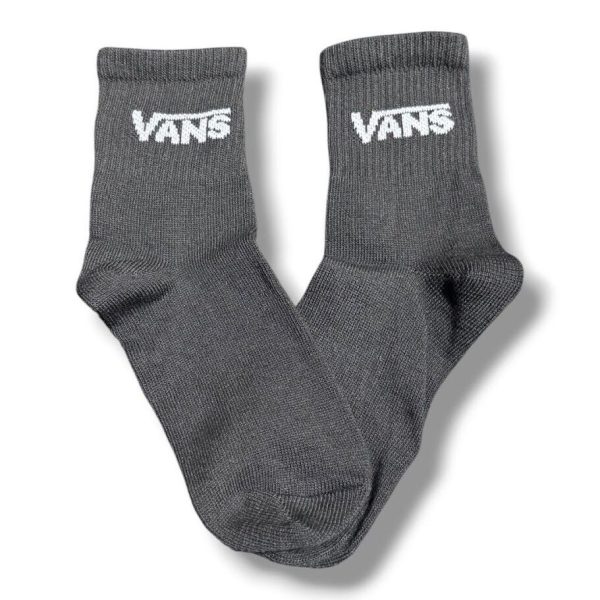 Media Caña Kids Vans Negra