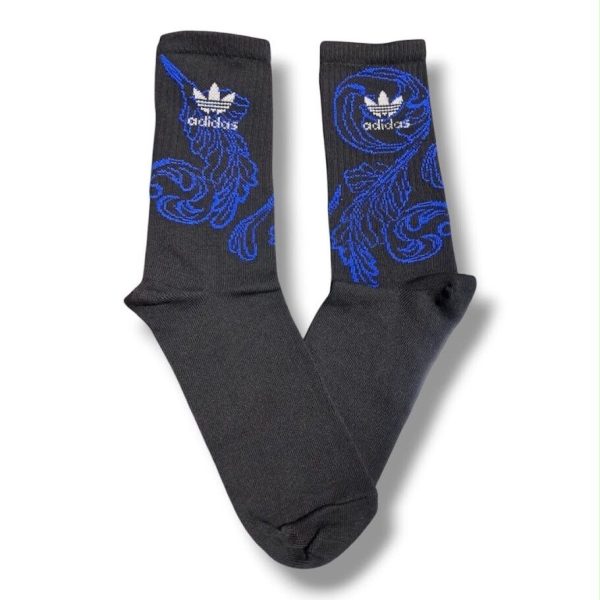 Media Caña Premium Adidas Azure Dragon Negra